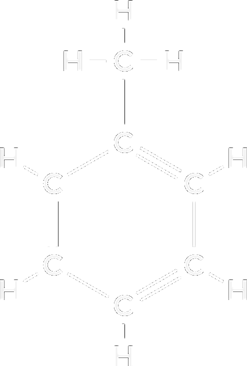 Toluene molecular structure